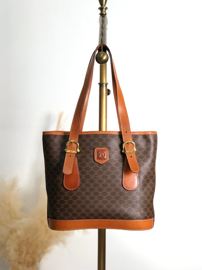 CELINE Macadam Blason Totebag Brown Vintage wfn3fv