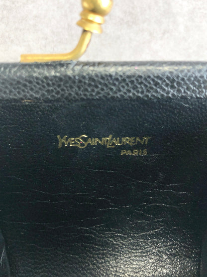 Yves Saint Laurent YSL Logo   Clasp Coin Purse  Vintage tv2cjc