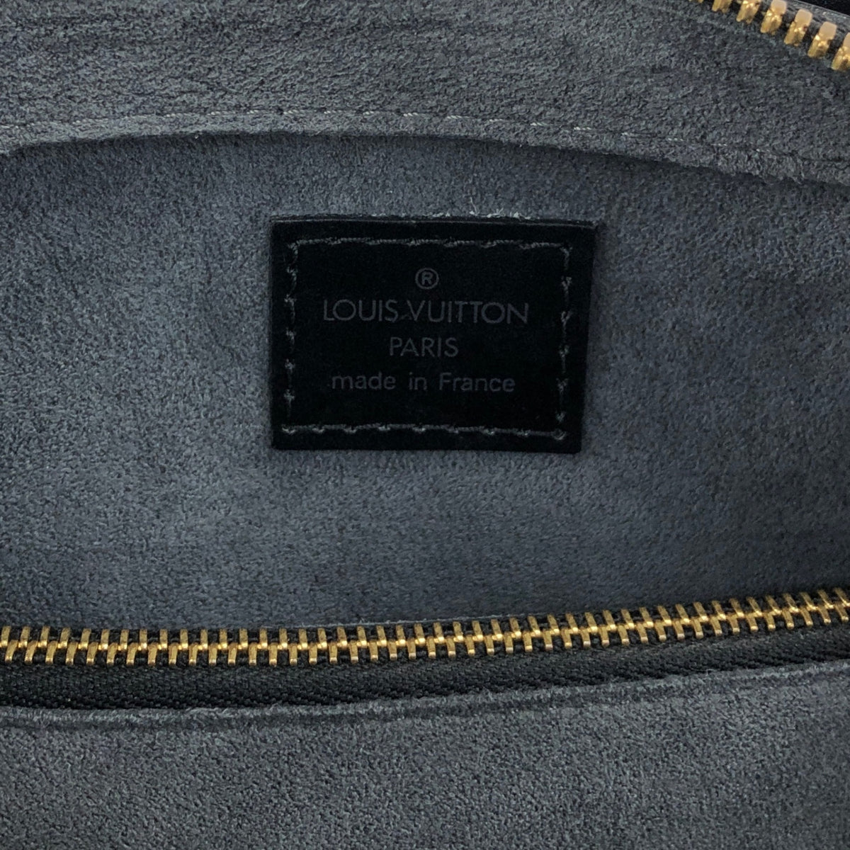 LOUIS VUITTON Epi Handbag Black Vintage dfb7ei