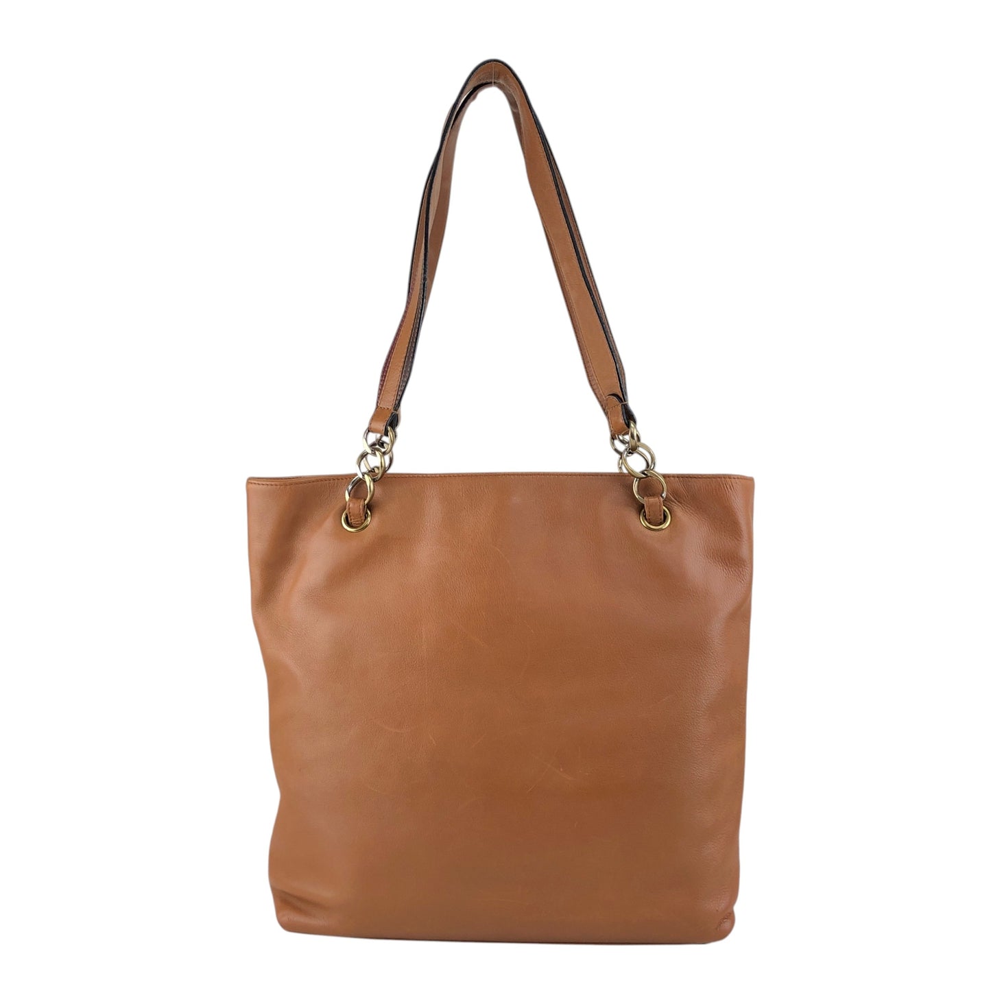 CHANEL Coco Mark Totebag Brown Vintage xu5xvk