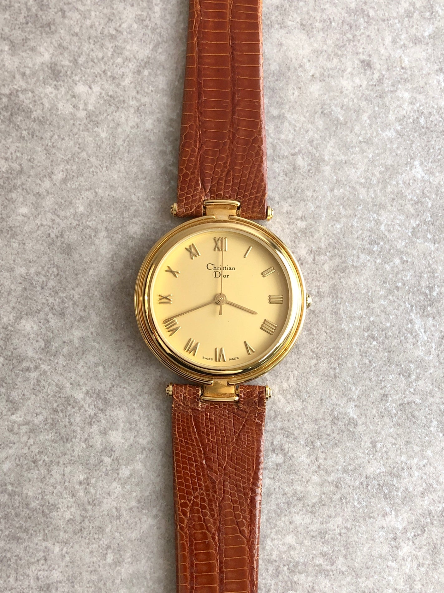 Christian Dior Watch Brown 3006 Vintage kkbdfr