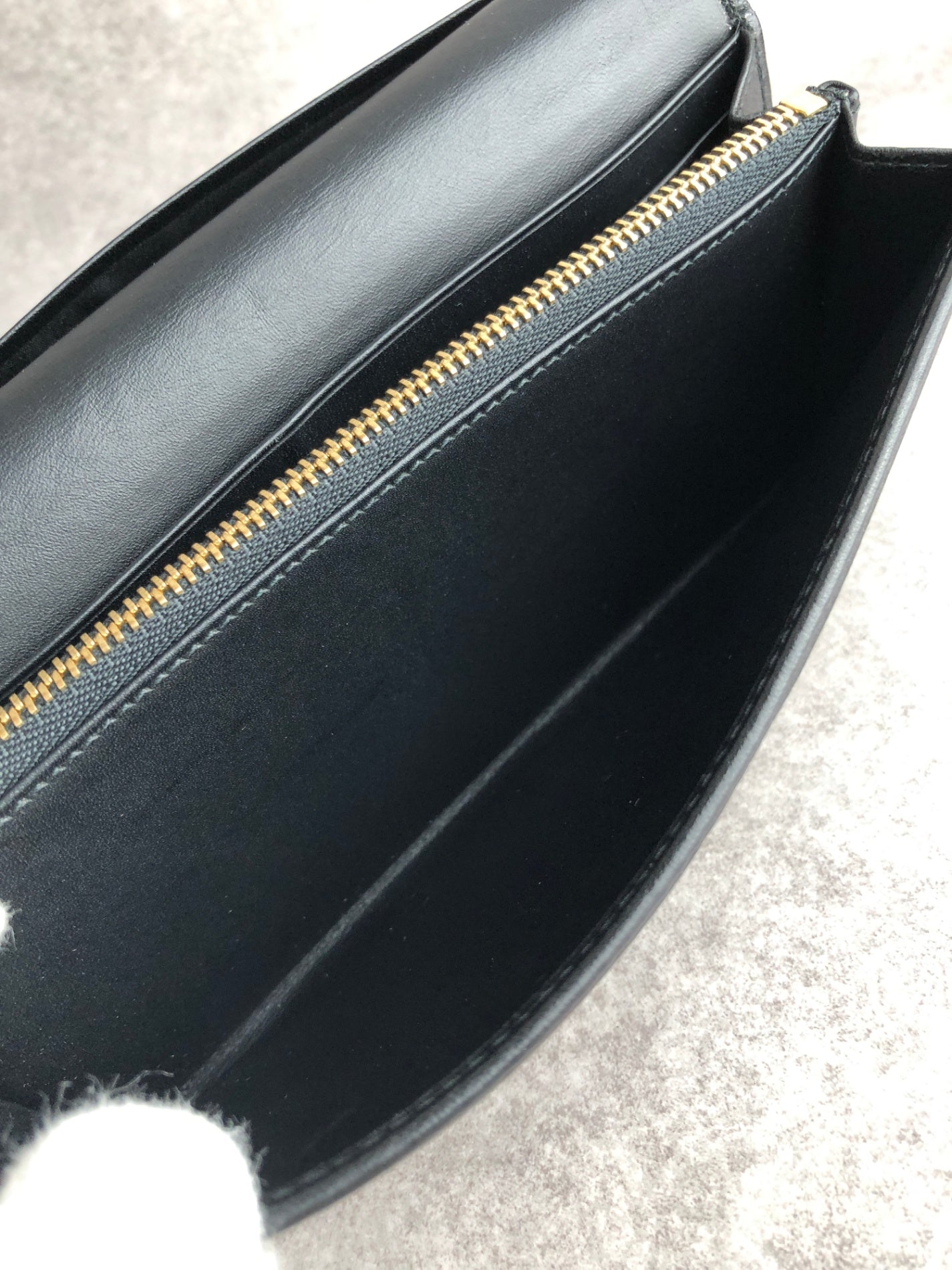 LOEWE Anagram Long Wallet Black Vintage e5x6uj