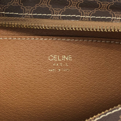 CELINE Macadam Blason Shoulder bag Hobobag Brown Vintage mtbfvr