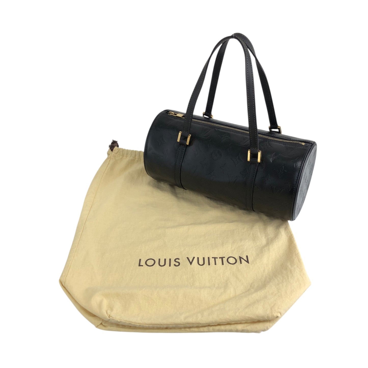 LOUIS VUITTON Handbag Totebag Black Vintage tesgbf
