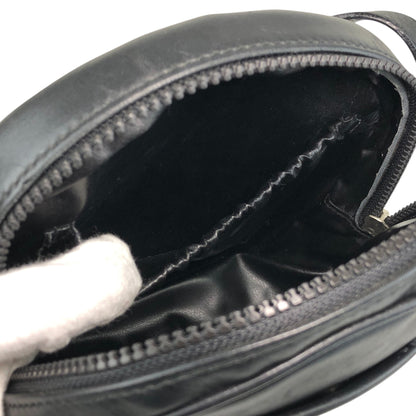 CELINE Gancini Shoulder bag Black Vintage mes4uh
