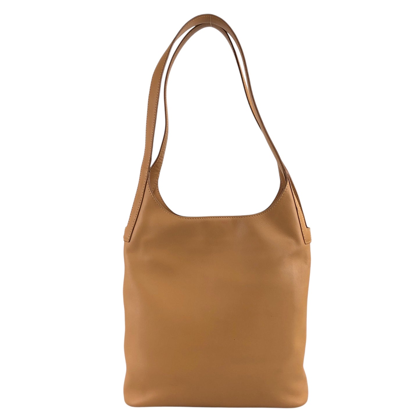 LOEWE Logo Embossed Shoulder bag Brown Vintage r7ivdg