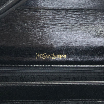 Yves Saint Laurent YSL Logo Shoulder bag Black Vintage 67eb7u
