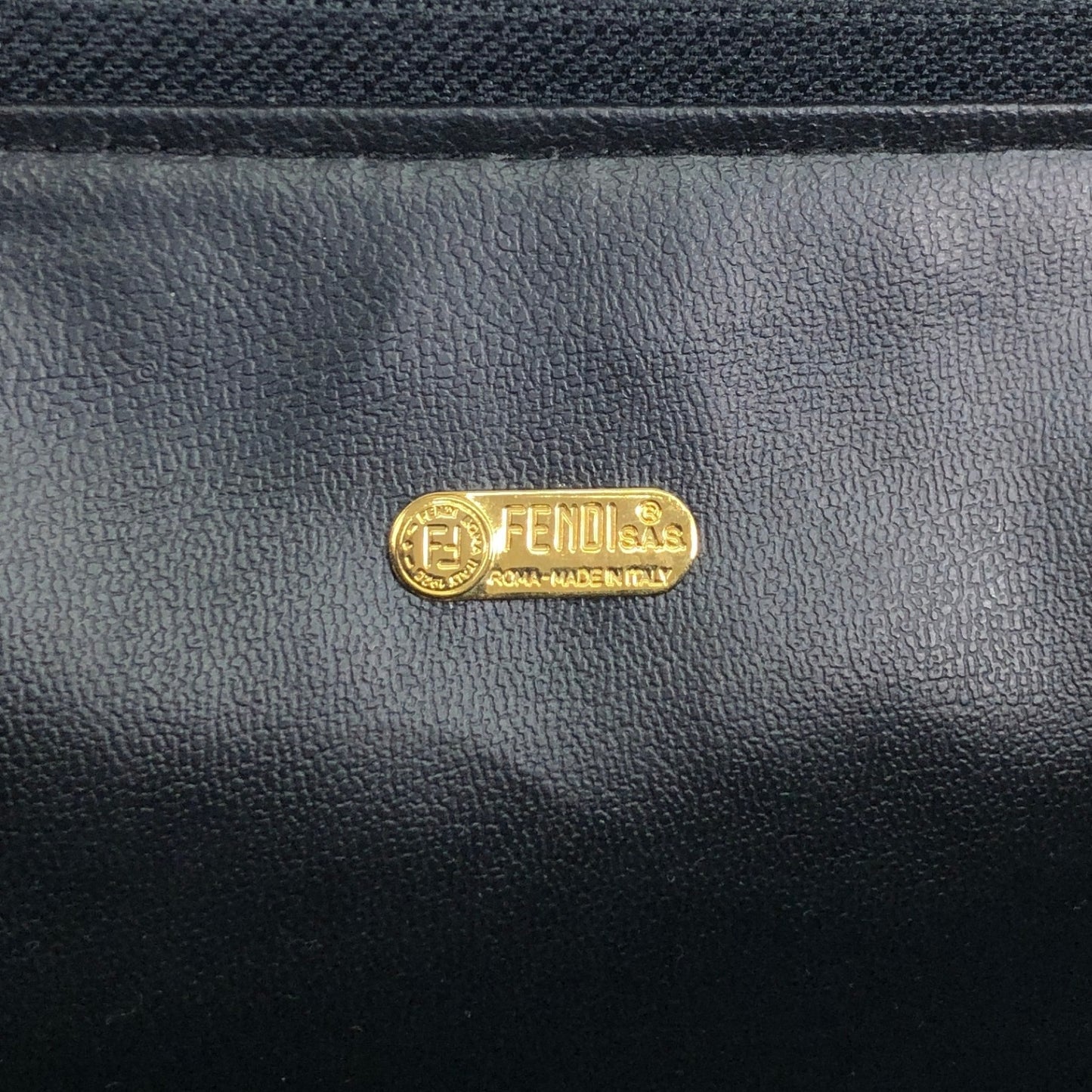 FENDI Zucca Two-way Small Boston bag Shoulder bag Brown Vintage sfanas