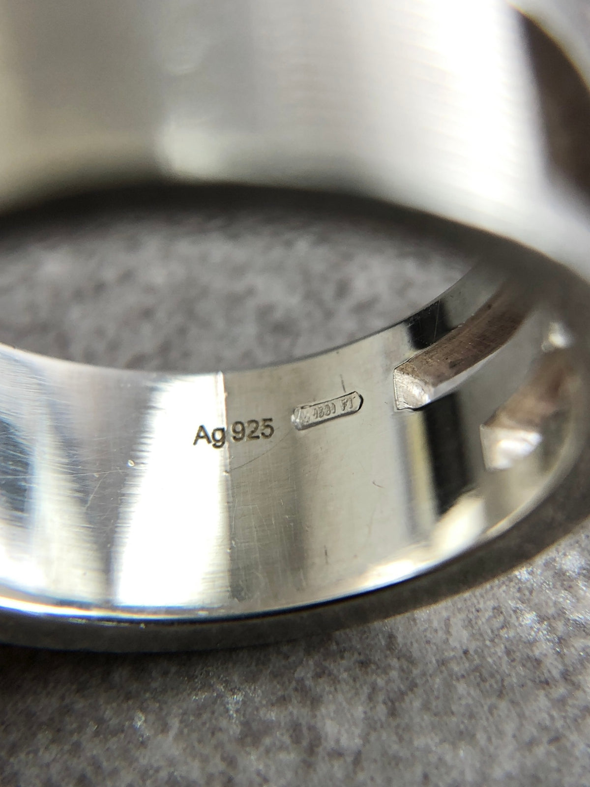 GUCCI G Motif SILVER925 Ring Silver Vintage 6wsydd