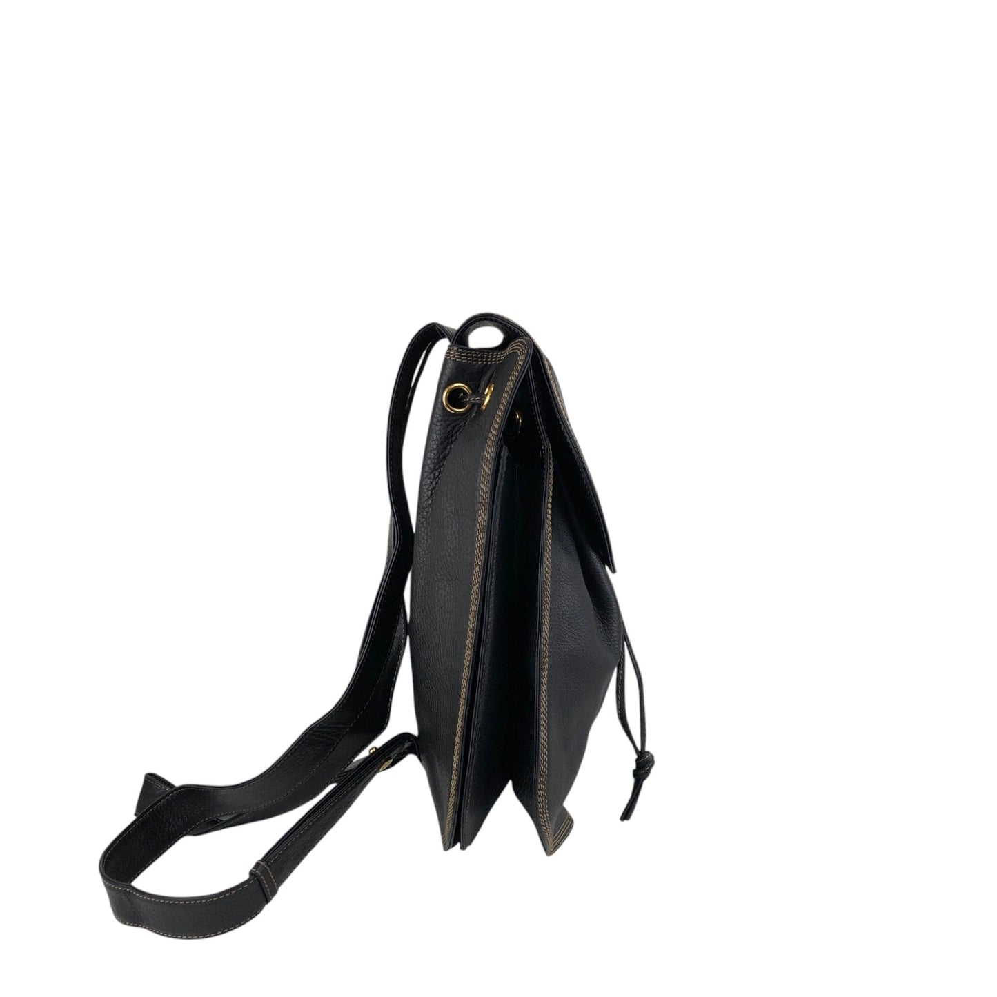 LOEWE Anagram Backpack Black Vintage 53w2pp