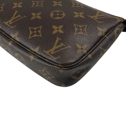LOUIS VUITTON Monogram Small Handbag Brown M51980 Vintage vvdnun