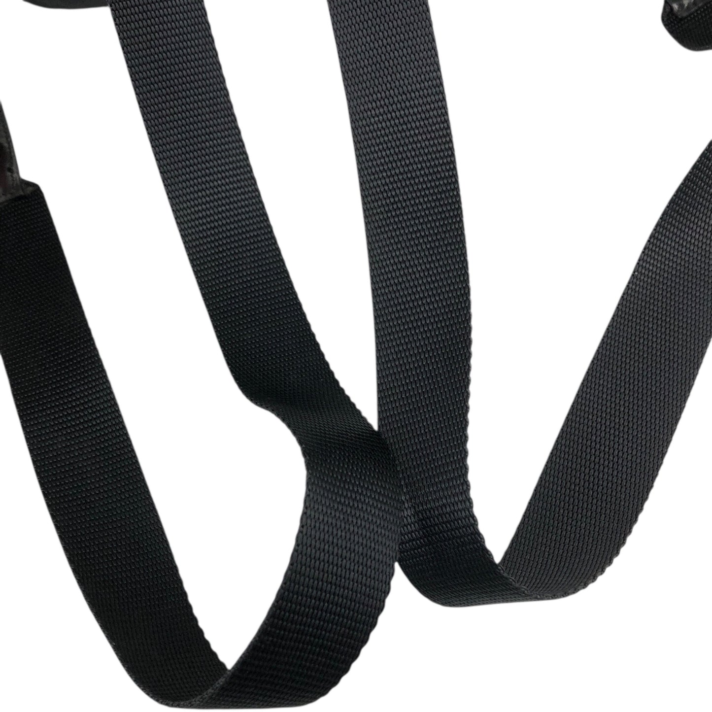 PRADA Tessuto Triangle Logo Front Buckle Backpack Black Vintage 3nkejc