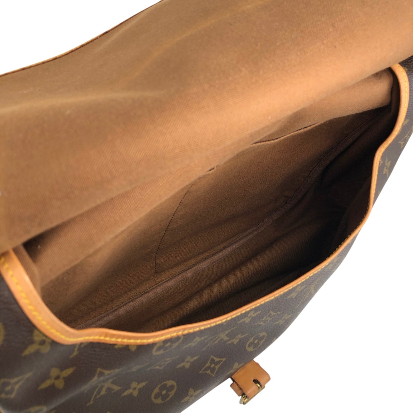 LOUIS VUITTON Monogram Shoulder bag Brown Vintage jer2hr