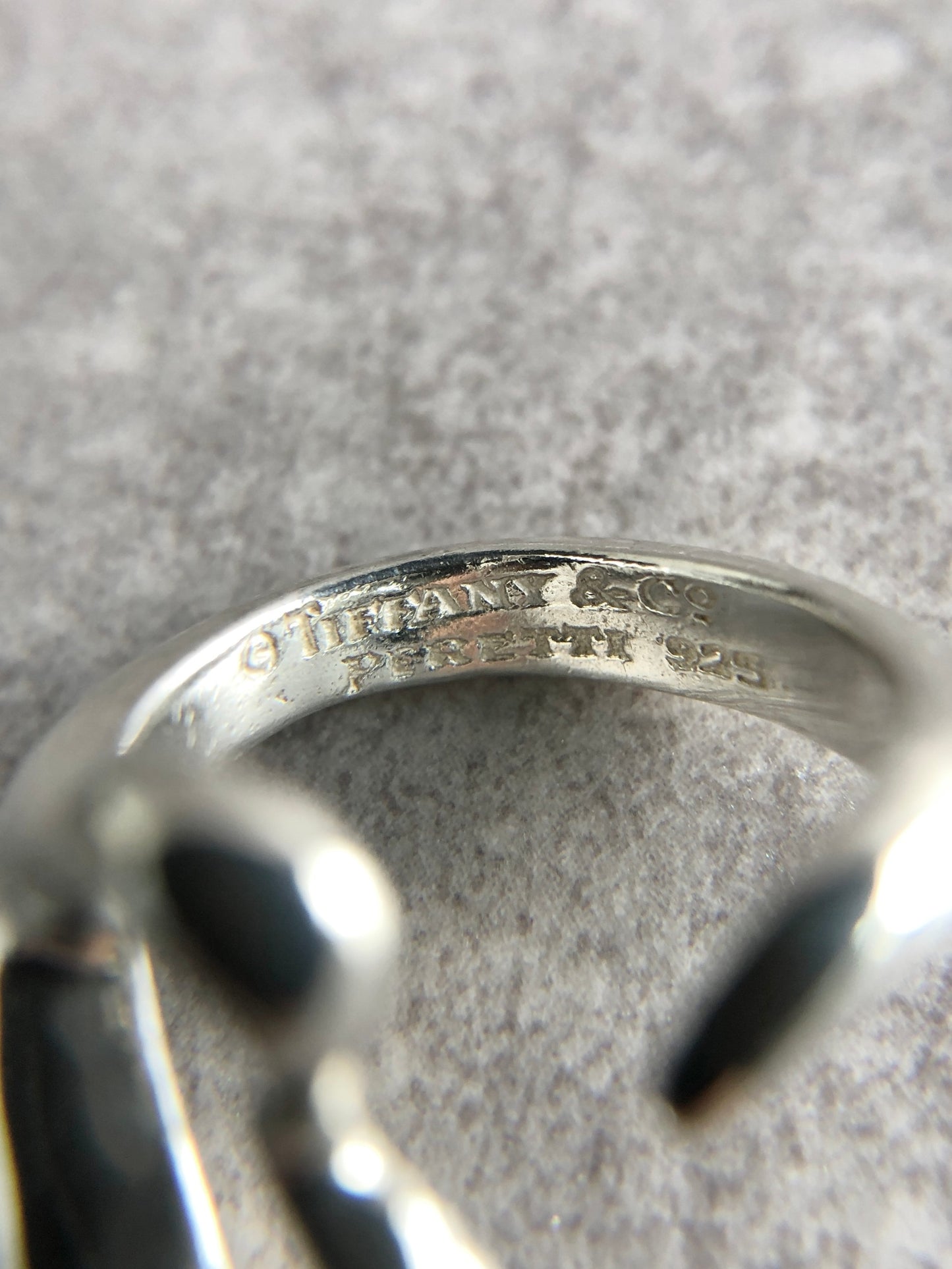 Tiffany & Co.Heart Motif SILVER925 Ring Silver Vintage mrxzxt
