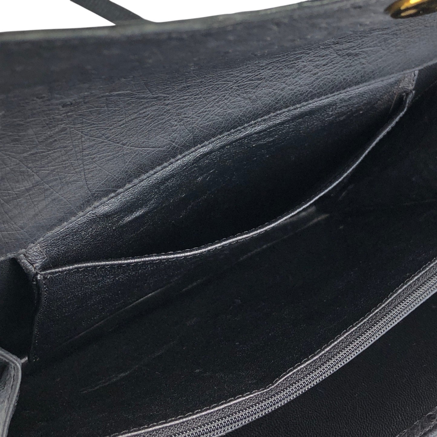 Christian Dior Handbag Black Vintage 4keybj