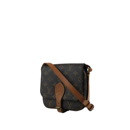 LOUIS VUITTON Monogram Shoulder bag Brown M51254 Vintage g6r5tz