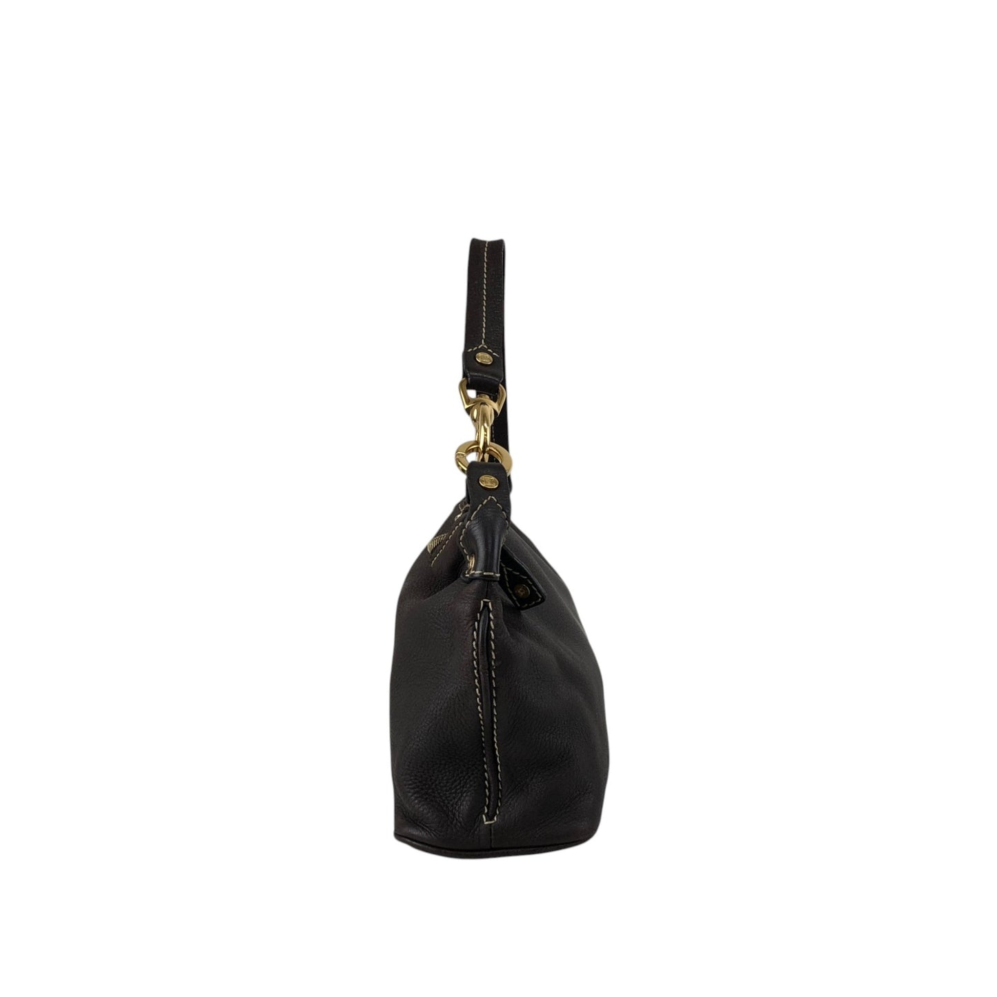 CELINE Triomphe Small Handbag Brown Vintage yat2yf