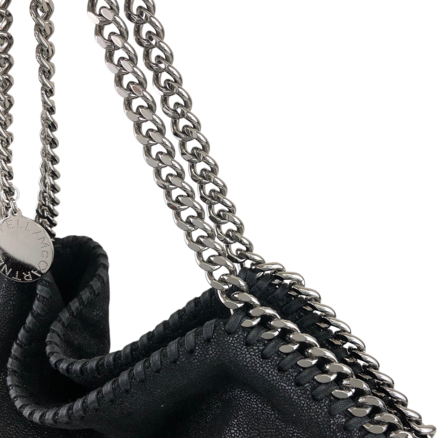 Stella McCartney Chain Shoulder bag Black Vintage nwywba