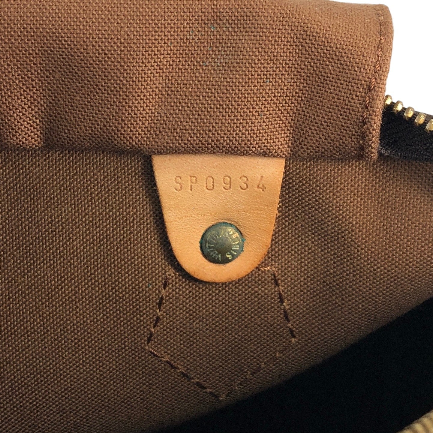 LOUIS VUITTON Monogram Handbag Boston bag Brown Vintage s2cksy