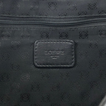 LOEWE Anagram Shoulder bag Black Vintage stpht7