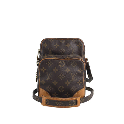 LOUIS VUITTON Monogram Shoulder bag Brown M45236 Vintage 6vkze3