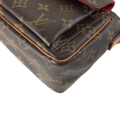 LOUIS VUITTON Monogram Shoulder bag Brown Vintage 53bcj4