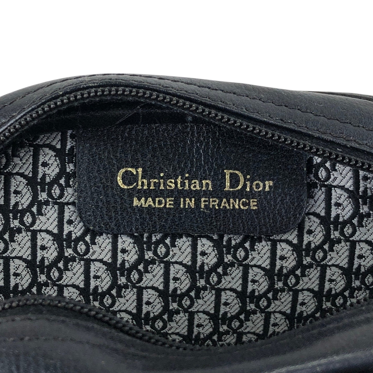 Christian Dior Logo Shoulder bag Black Vintage txbb5d
