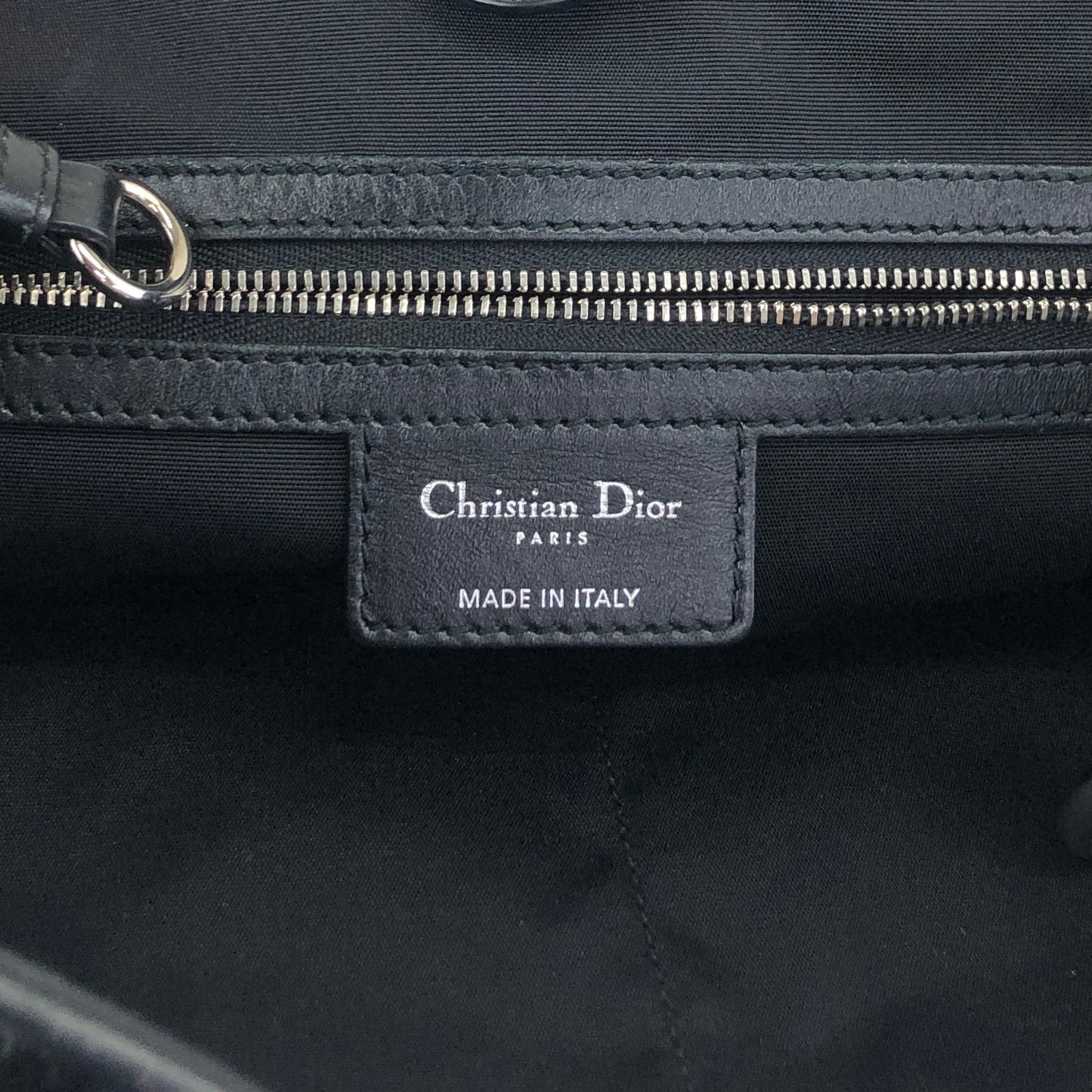 Christian Dior Cannage Totebag Black Vintage y5d2m6