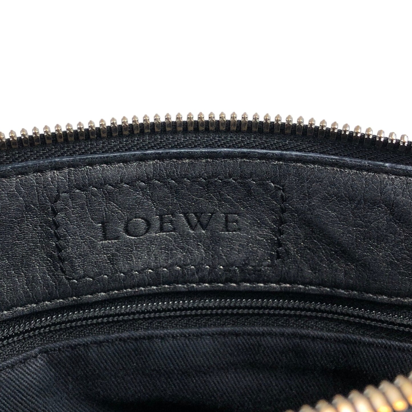 LOEWE Anagram Shoulder bag Black Vintage x724pv