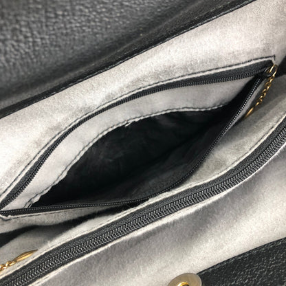 GUCCI Bamboo Handbag Black Vintage ujswe3