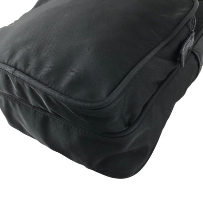 PRADA Tessuto Triangle Logo Shoulder bag Black Vintage 2ctkw3