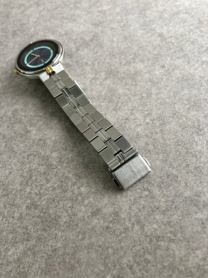 Yves Saint Laurent Quartz Watch Silver 9620-H13847Y Vintage 28zc4x