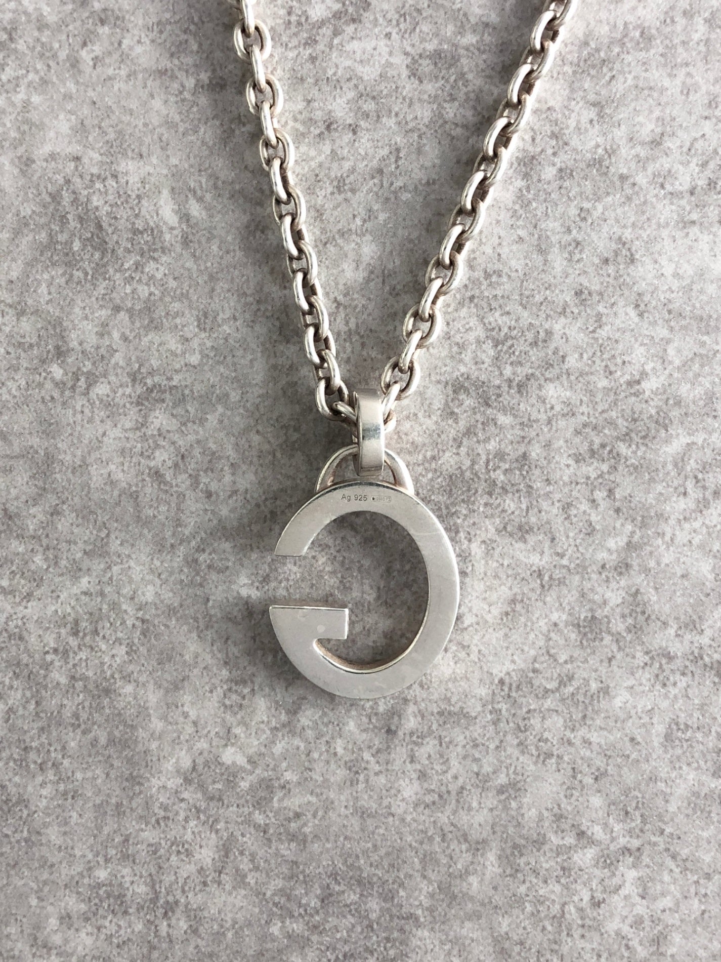 GUCCI SILVER925 Necklace Silver Vintage nj2www