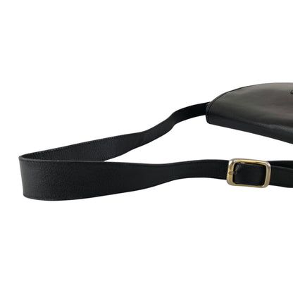 CELINE Horse Carriage Shoulder bag Black Vintage b7miwj