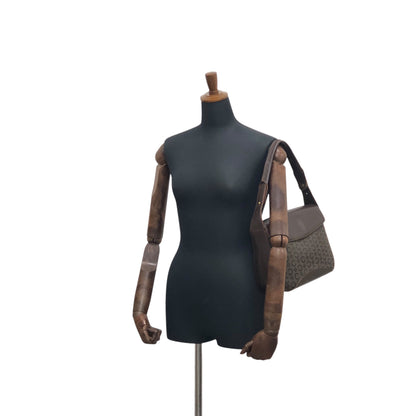 CELINE CMacadam Shoulder bag Hobobag Brown Vintage psiyb3
