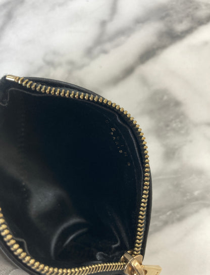 CELINE Macadam Blason 零皮夾黑色復古 bkk5ba 