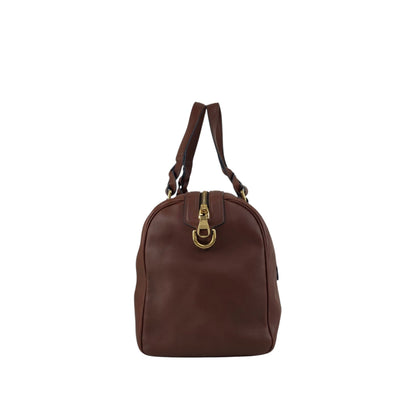 LOEWE Anagram Two-way Boston bag Shoulder bag Brown Vintage c288vn