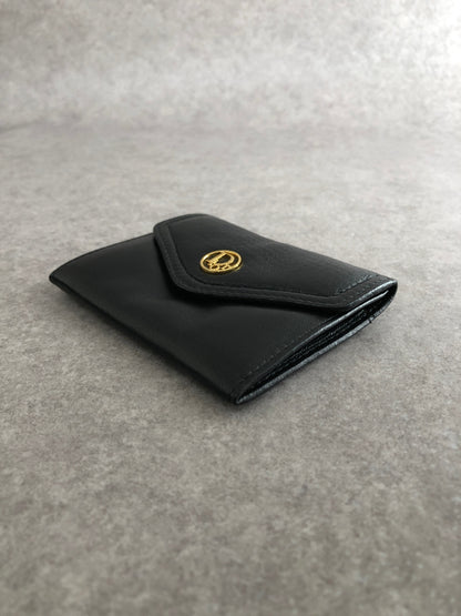 Christian Dior Logo Motif Coin Purse Black Vintage dzteww