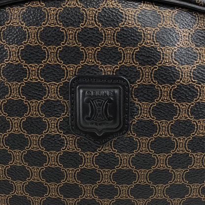 CELINE Macadam Blason Handbag Black Vintage guswt5