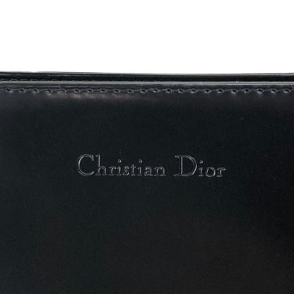 Christian Dior Lady Dior Logo Handbag Black Vintage if56rh