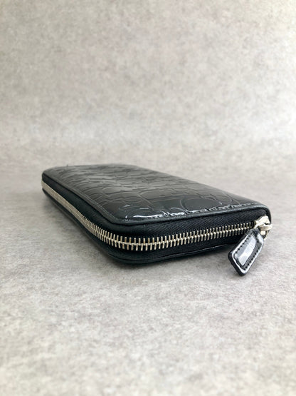 Christian Dior Trotter Long Wallet Black Vintage p6wn5e