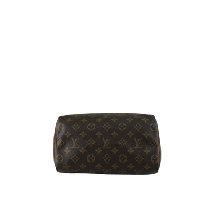LOUIS VUITTON Monogram Small Boston bag Handbag Brown M41528 Vintage ddzcpj