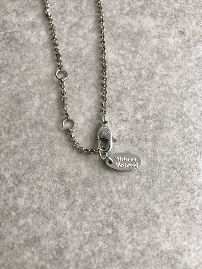 Vivienne Westwood Necklace Silver Vintage e6j3xi
