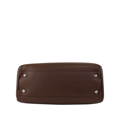 LOEWE Logo Embossed Totebag Brown Vintage 6rmryp