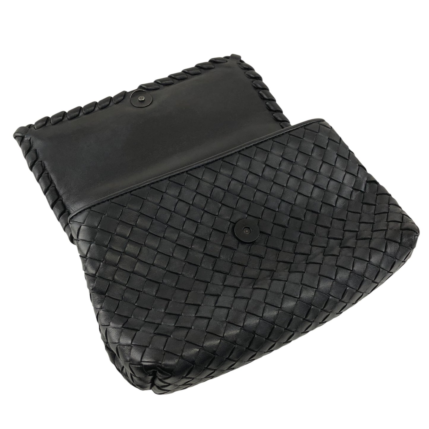 Bottega Veneta OLIMPIA Chain Shoulder bag Black Vintage wkfbrv