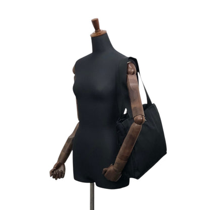 PRADA Tessuto Triangle Logo Totebag Black Vintage fti7ga