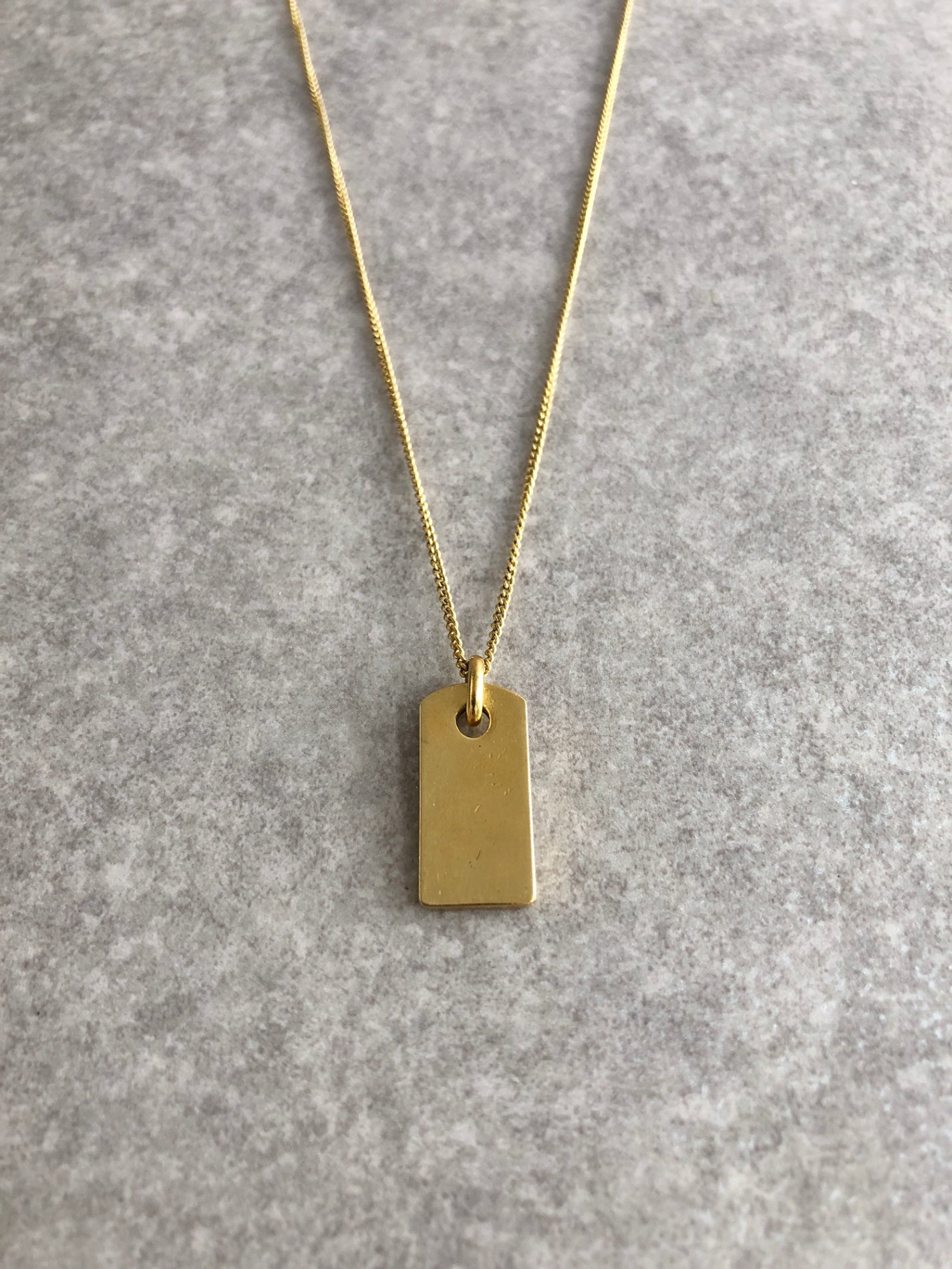 Christian Dior Logo Motif Necklace Gold Vintage nhfy64