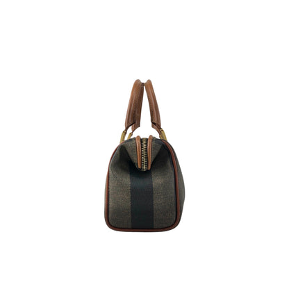 FENDI Pecan Two-way Small Boston bag Shoulder bag Brown Vintage bcu358