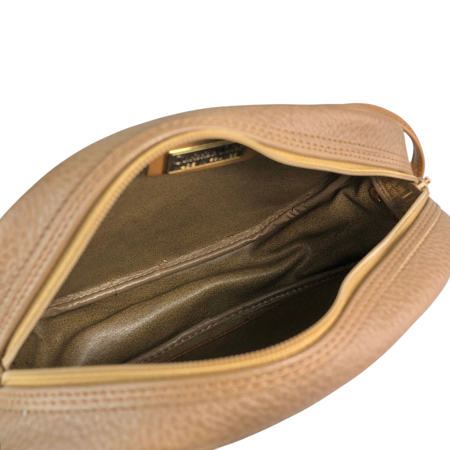 Christian Dior CD Logo Shoulder bag Brown Vintage 53vw5f