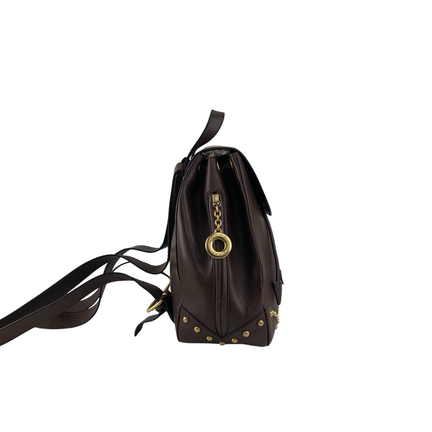 CELINE Logo Backpack Brown Vintage bw7ed4